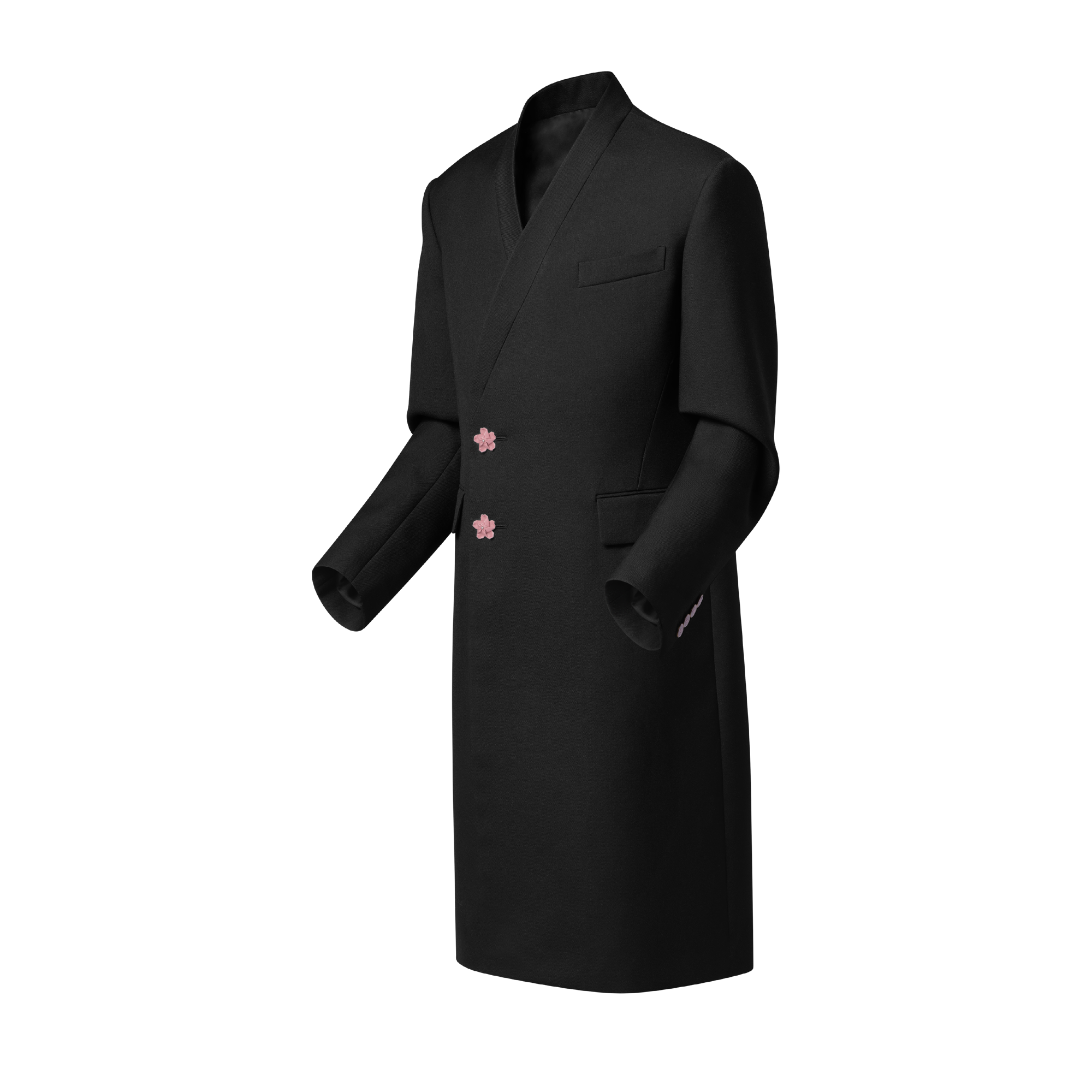 Tailored Kimono Single-Breasted Overcoat - Ready-to-Wear | LOUIS